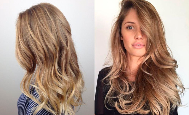 Девушка с мелированием