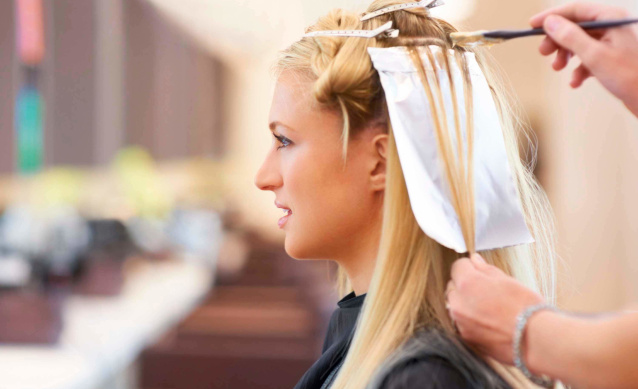 Окрашивание светлых волос